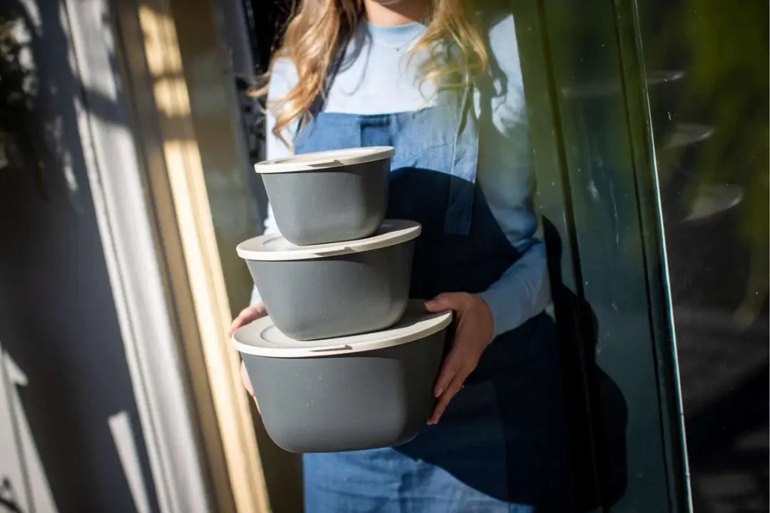 Koziol Stockholm Dozenset - 3 Stuks - Grijs - 4L