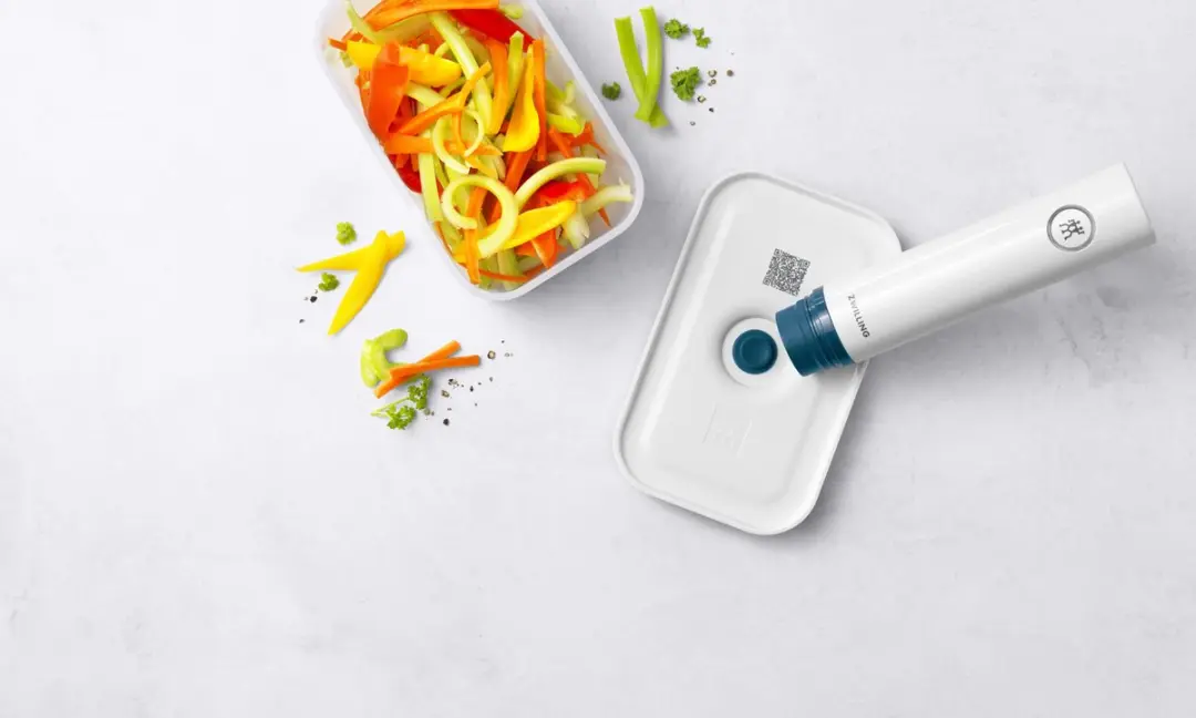 Zwilling Fresh & Save Vacuüm Bewaardoos Medium La Mer 1.1L - Blauw/Wit