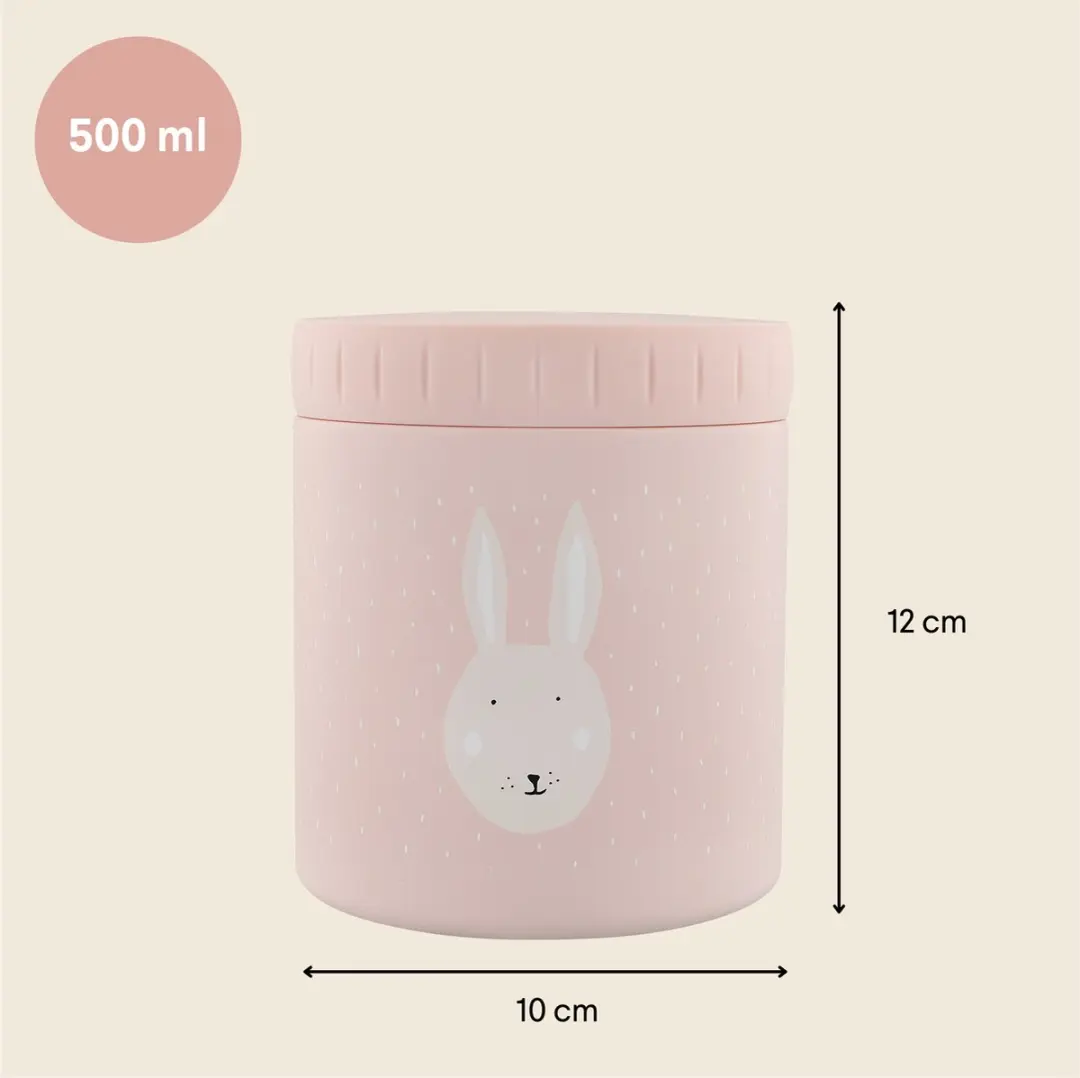 Trixie Mrs. Rabbit Thermo Lunchbox 500ml - Roze