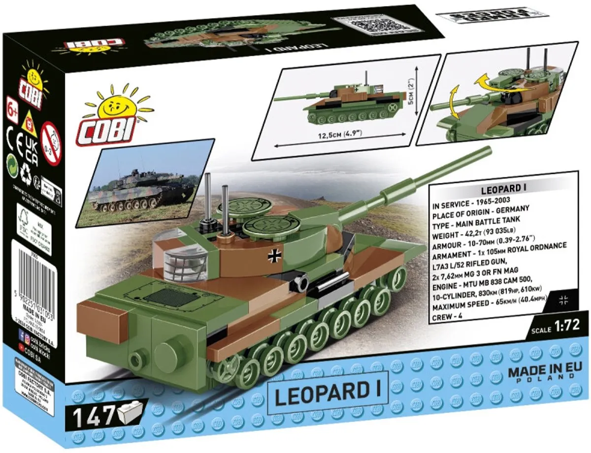 Cobi Luipaard I COBI-3105 - 147 Onderdelen - Meerkleurig