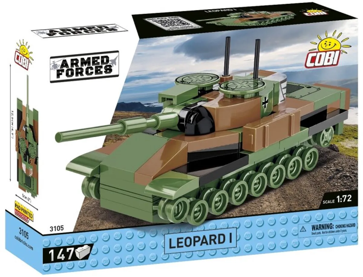 Cobi Luipaard I COBI-3105 - 147 Onderdelen - Meerkleurig