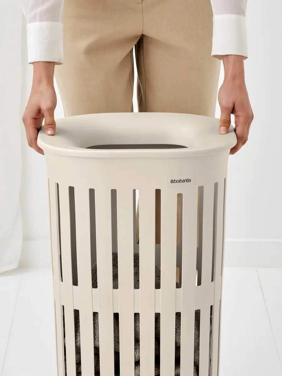 Brabantia Collect-It Hi Wasmand 55L - Soft Beige