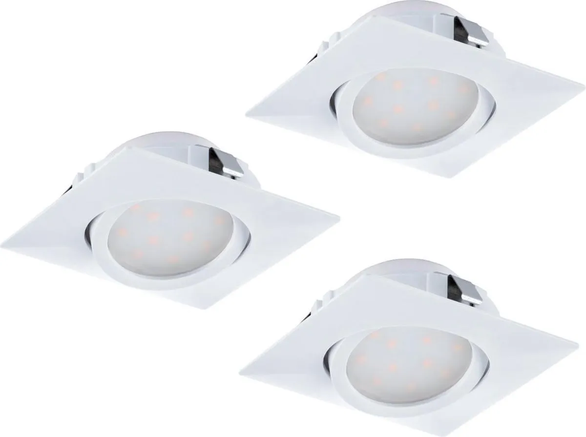 Eglo Pineda Inbouwarmatuur 3 Lichtpunten - Ø84cm - Wit