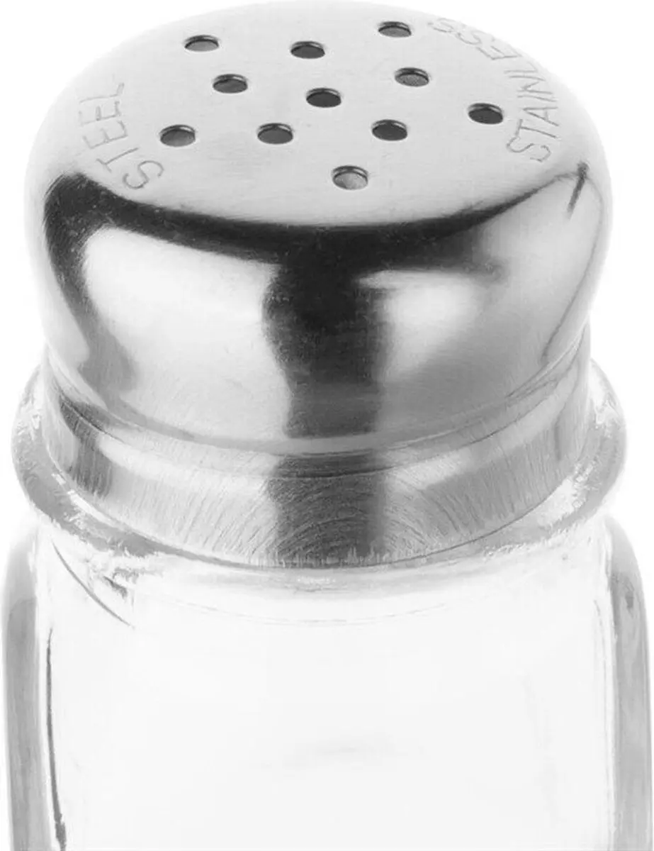 Olympia Nostalgische Peper- en Zoutstrooiers CE326 - 12 Stuks - Zwart