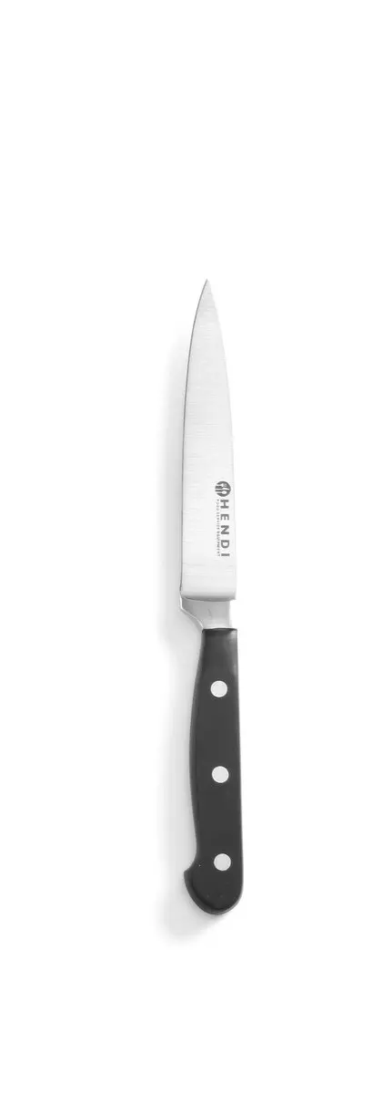 HENDI Keukenmes 240mm - Zwart RVS