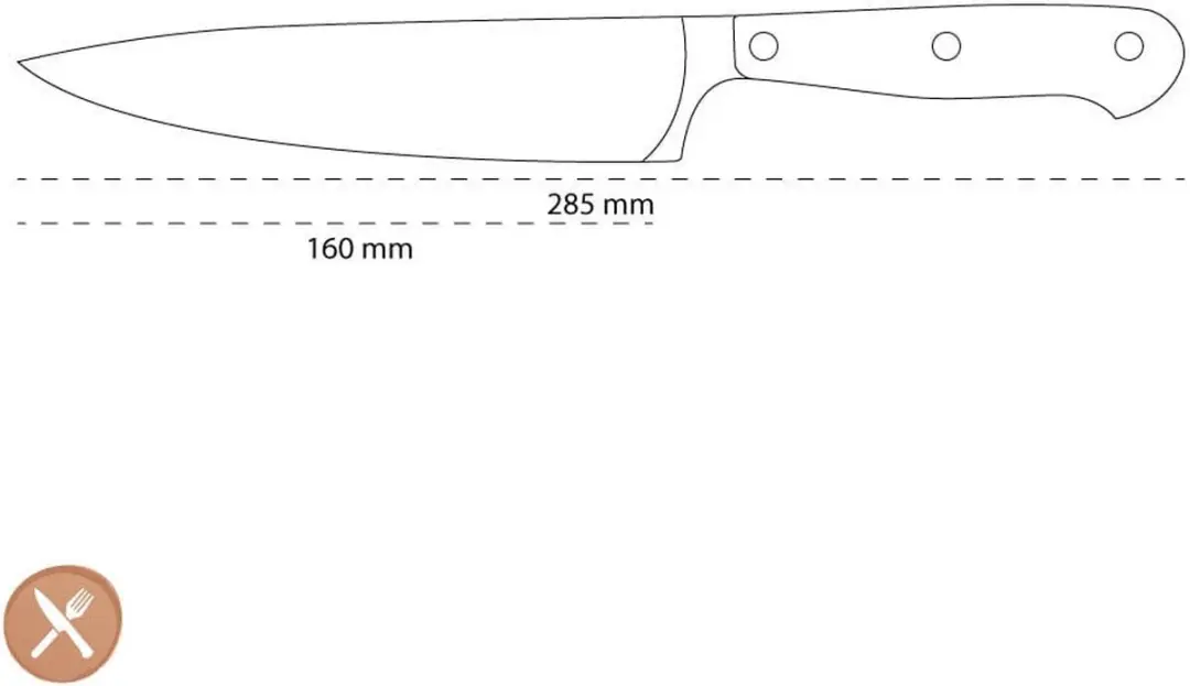 Wusthof Classic Koksmes 16cm - Zwart
