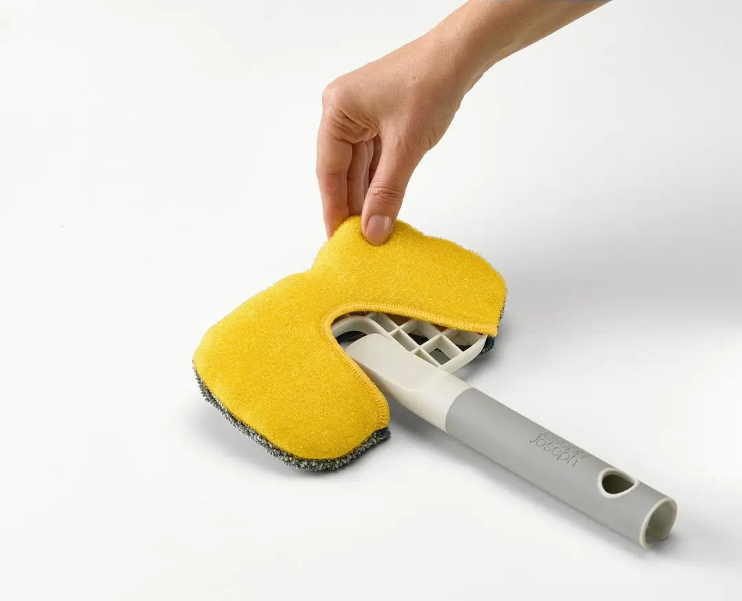 Joseph Joseph CleanTech 2-in-1 Oppervlakte Schrobber - Grijs