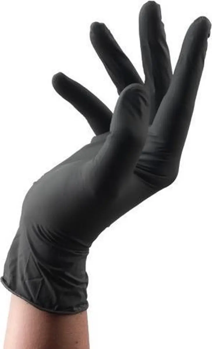 Sibel Latex Handschoenen Zwart - S - 100 Stuks