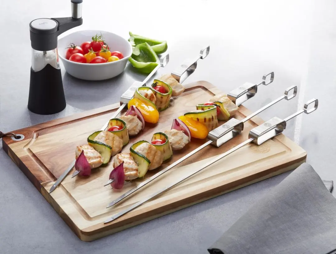 GEFU BBQ Grillspiesen Set 5 Stuks - 45cm RVS