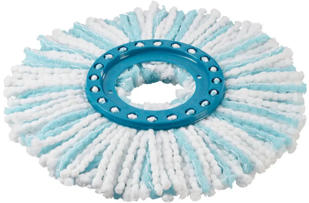 Leifheit Clean Twist Micro Disc Mop Vervangingskop 52104 - Wit/Turquoise