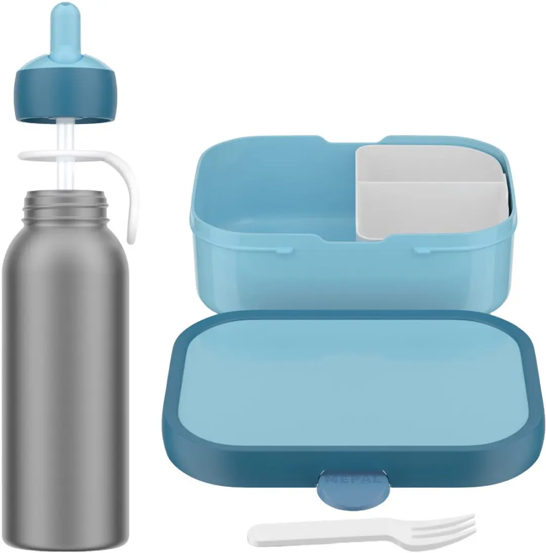 Mepal Campus Set Lunchbox & Thermoflasche 0.35L - Cool Blue