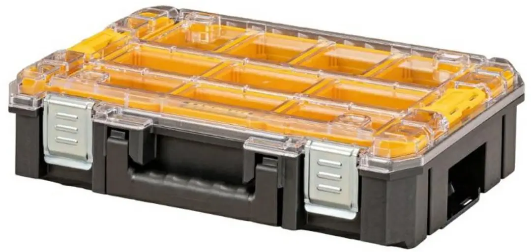 DeWalt DWST82968-1 Premium Organiser TSTAK - 7,8L - 8 Vakken - Geel/Zwart