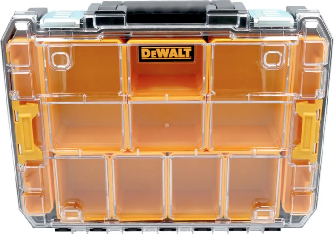 DeWalt DWST82968-1 Premium Organiser TSTAK - 7,8L - 8 Vakken - Geel/Zwart