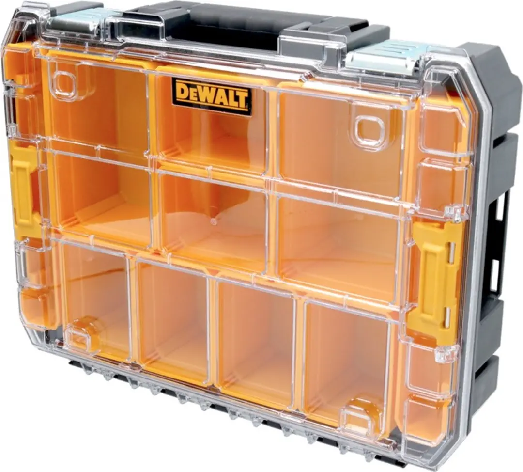 DeWalt DWST82968-1 Premium Organiser TSTAK - 7,8L - 8 Vakken - Geel/Zwart - afbeelding 6 van 6