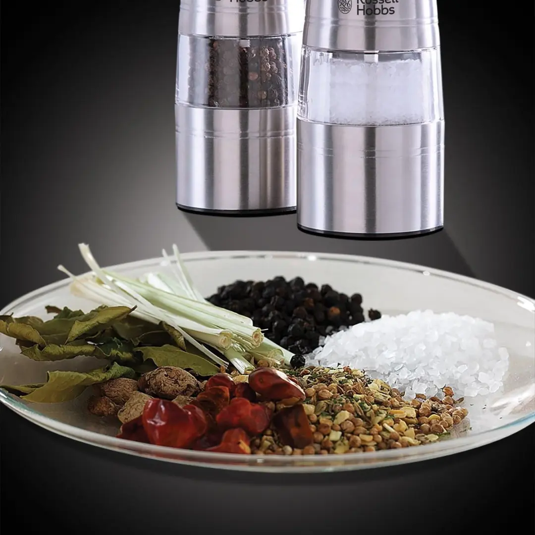Russell Hobbs Peper- en Zoutmolen Set - Zilver