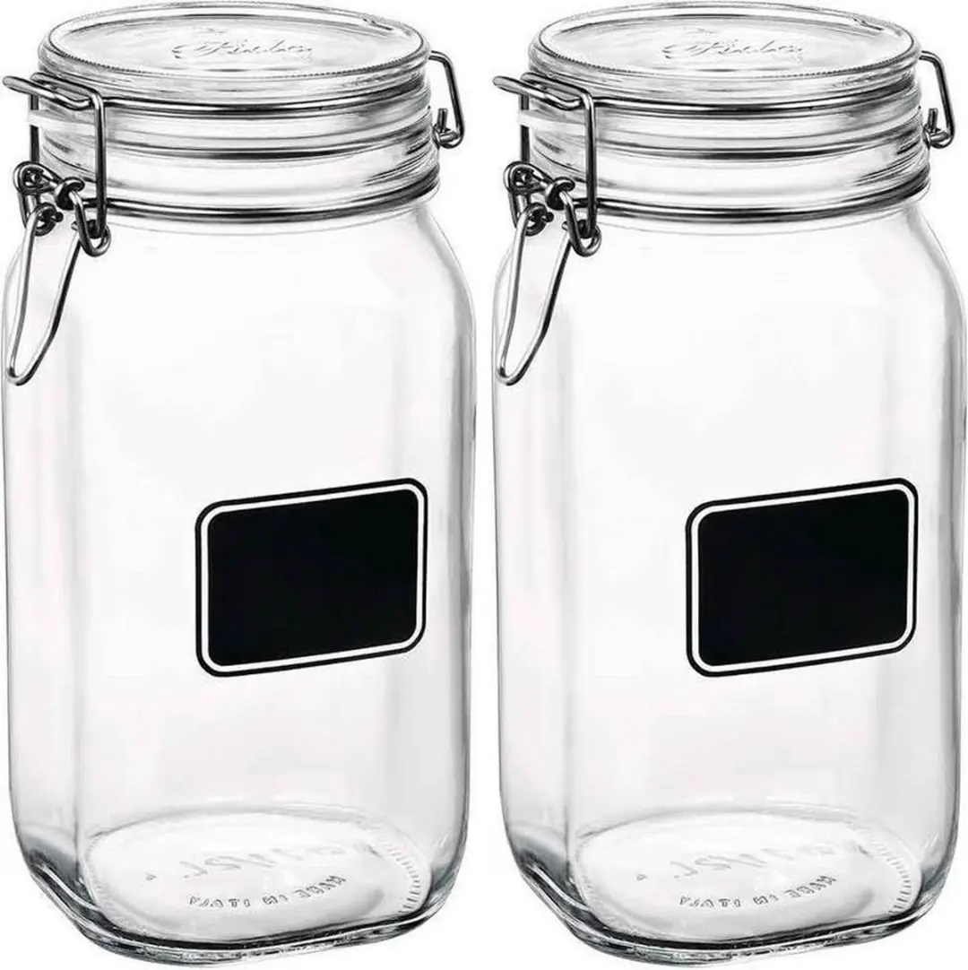 Bormioli Rocco Weckpotten 1,5L - 2 Stuks