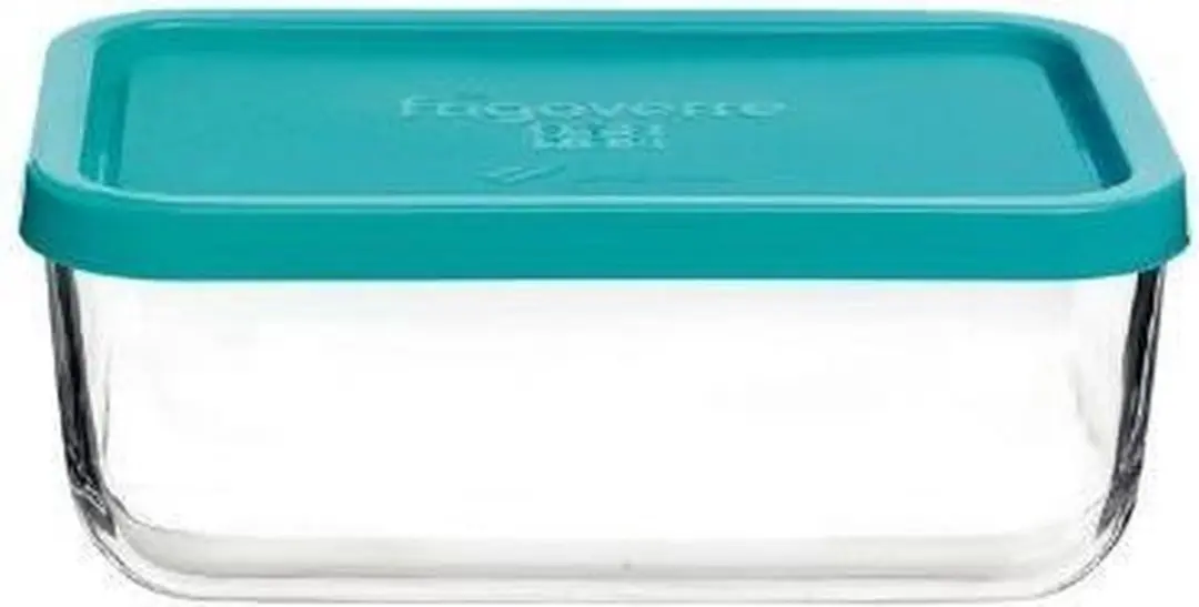 Bormioli Rocco Frigoverre Voorraaddoos - 21x13cm - Blauw - 8 Stuks