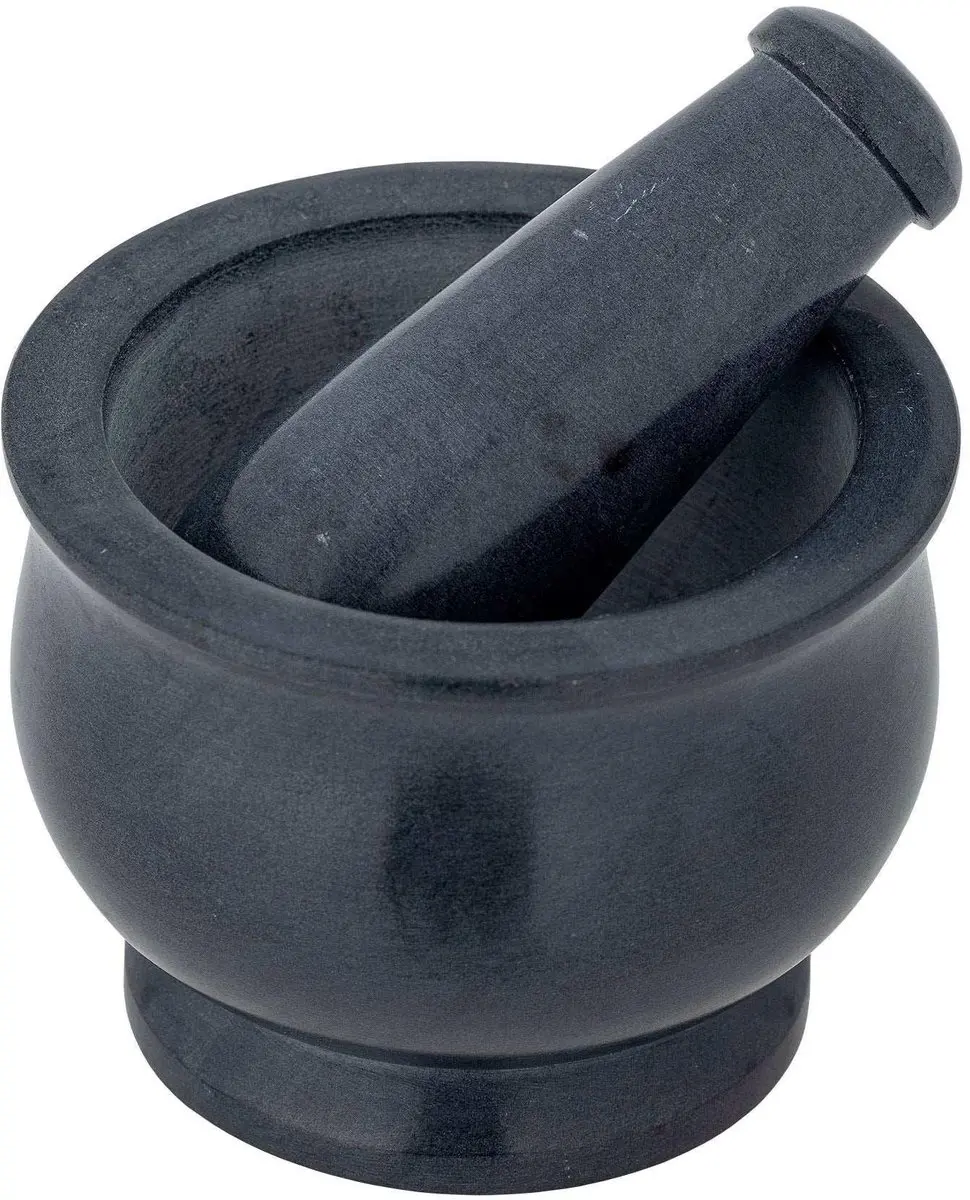 Bloomingville Vijzel Zeepsteen Aprilla - 10cm - Grijs