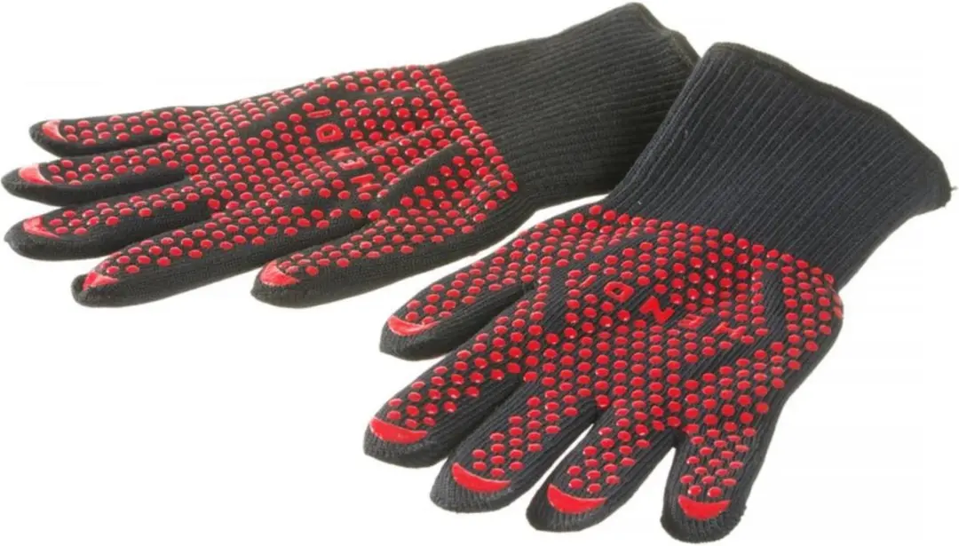 Hendi Barbecue Handschoenen - Hittebestendig 250°C - 300mm - Rood