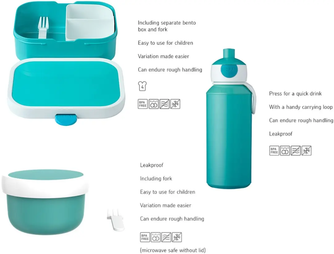 Mepal Campus Lunchset Frozen Friends - 1,45L - afbeelding 6 van 6