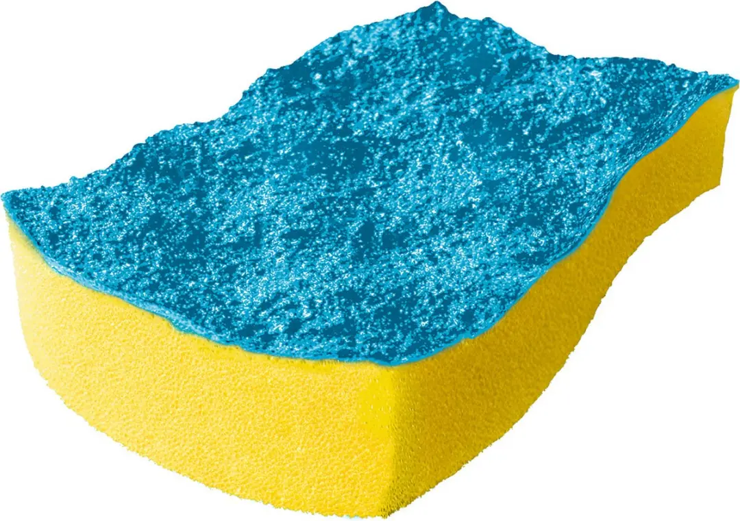 Vileda Pur Active Colors Schuurspons - 4 Stuks