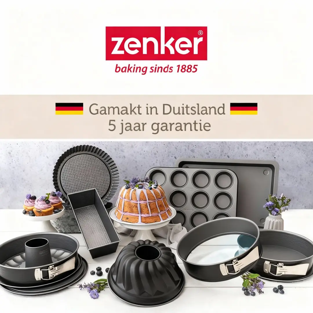 Zenker Energy Springvorm 28cm - Staal - Grijs