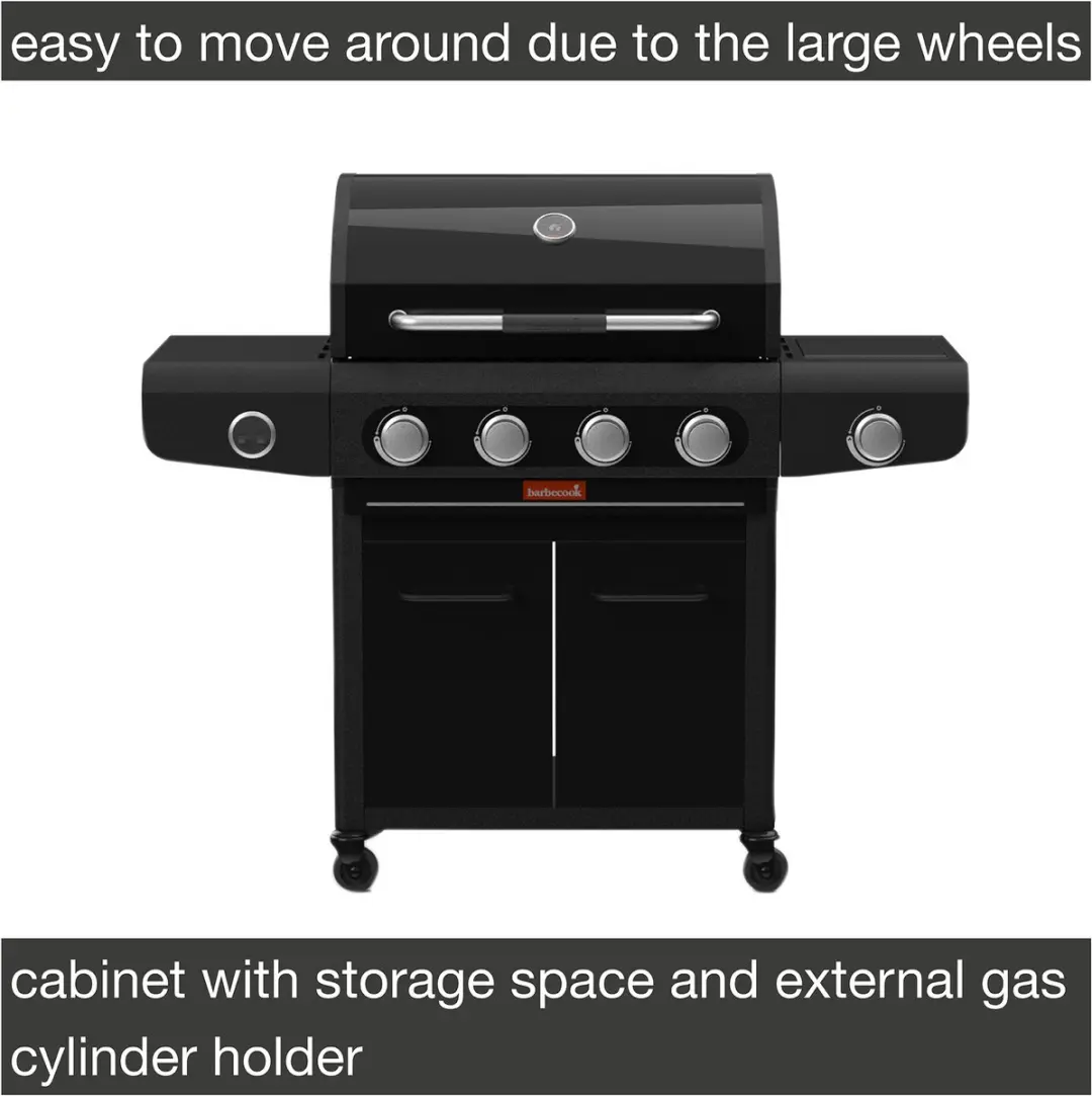 Barbecook Siesta 412 Gas BBQ - 4 Branders - 14 Burgers