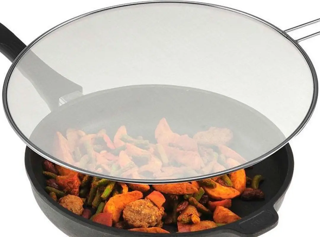 Westmark Antispatdeksel Picante 30cm - Roestvrij staal