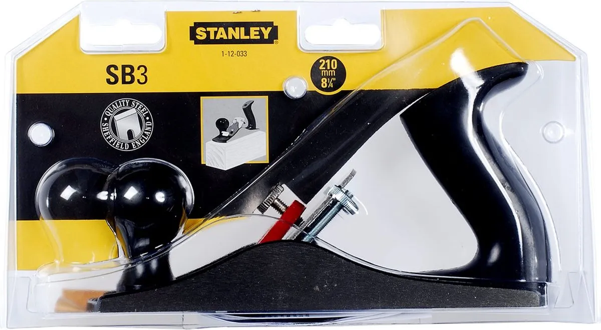 Stanley Blokschaaf SB3 210mm - Hout - Geel