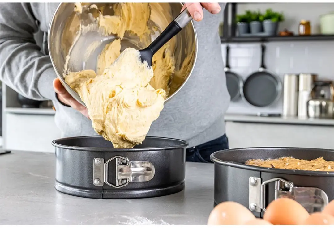 Masterclass Ronde Springvormen 20cm & 23cm - Antiaanbaklaag - Grijs
