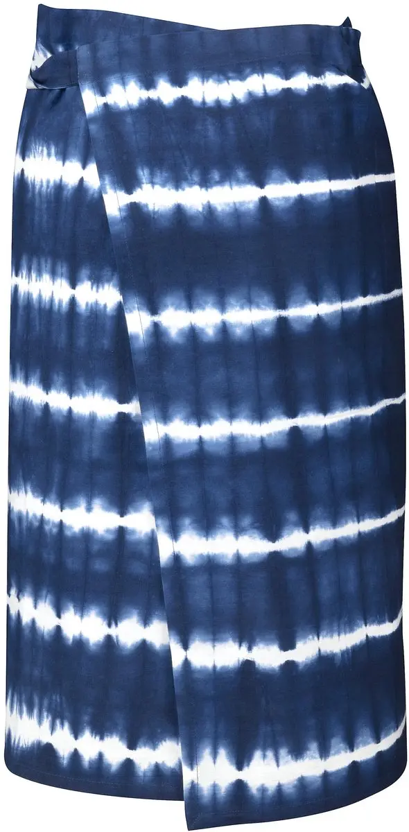 vtwonen Tie-Dye Keukenschort - 66x110cm - Blauw/Wit