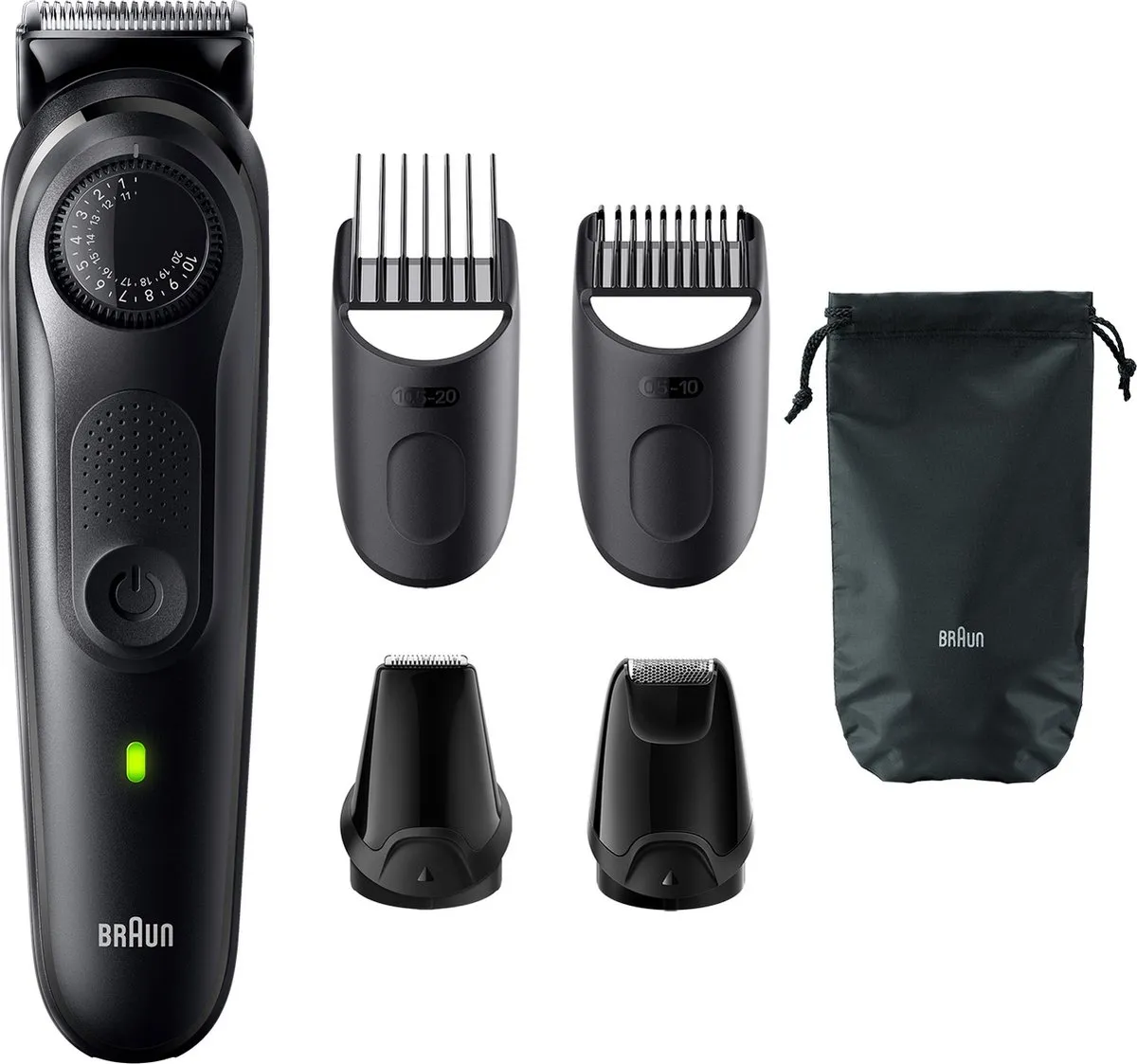 Braun BeardTrimmer 5 BT5430 Baardtrimmer - 40 2cm - 4 Opzetstukken - Zwart