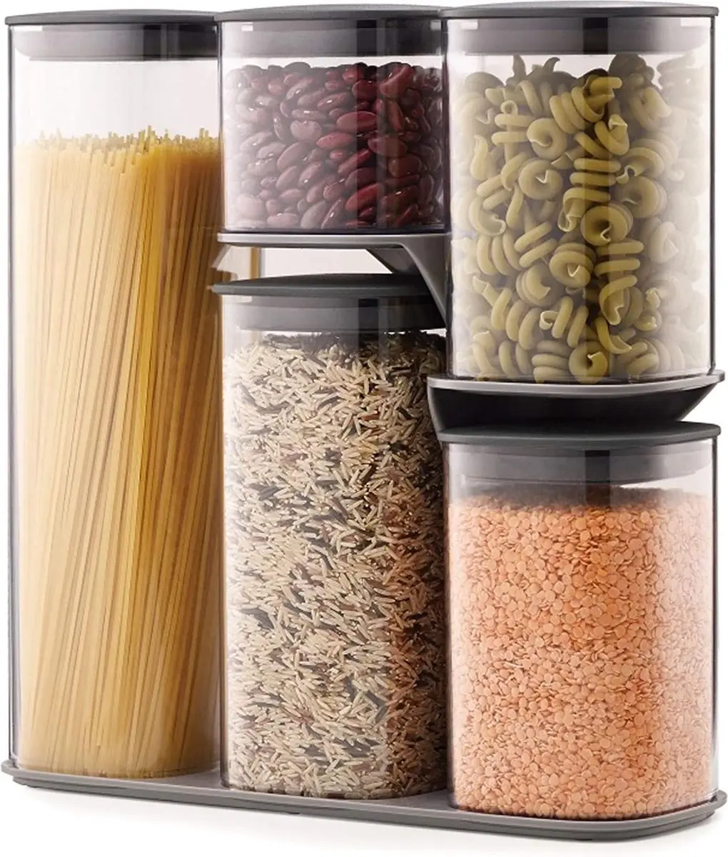 Joseph Joseph Slimme Voorraadbussen Set 5 Stuks JJ810714 - Grijs - afbeelding 6 van 6