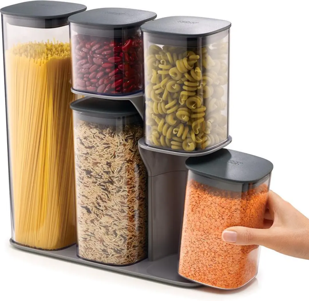 Joseph Joseph Slimme Voorraadbussen Set 5 Stuks JJ810714 - Grijs