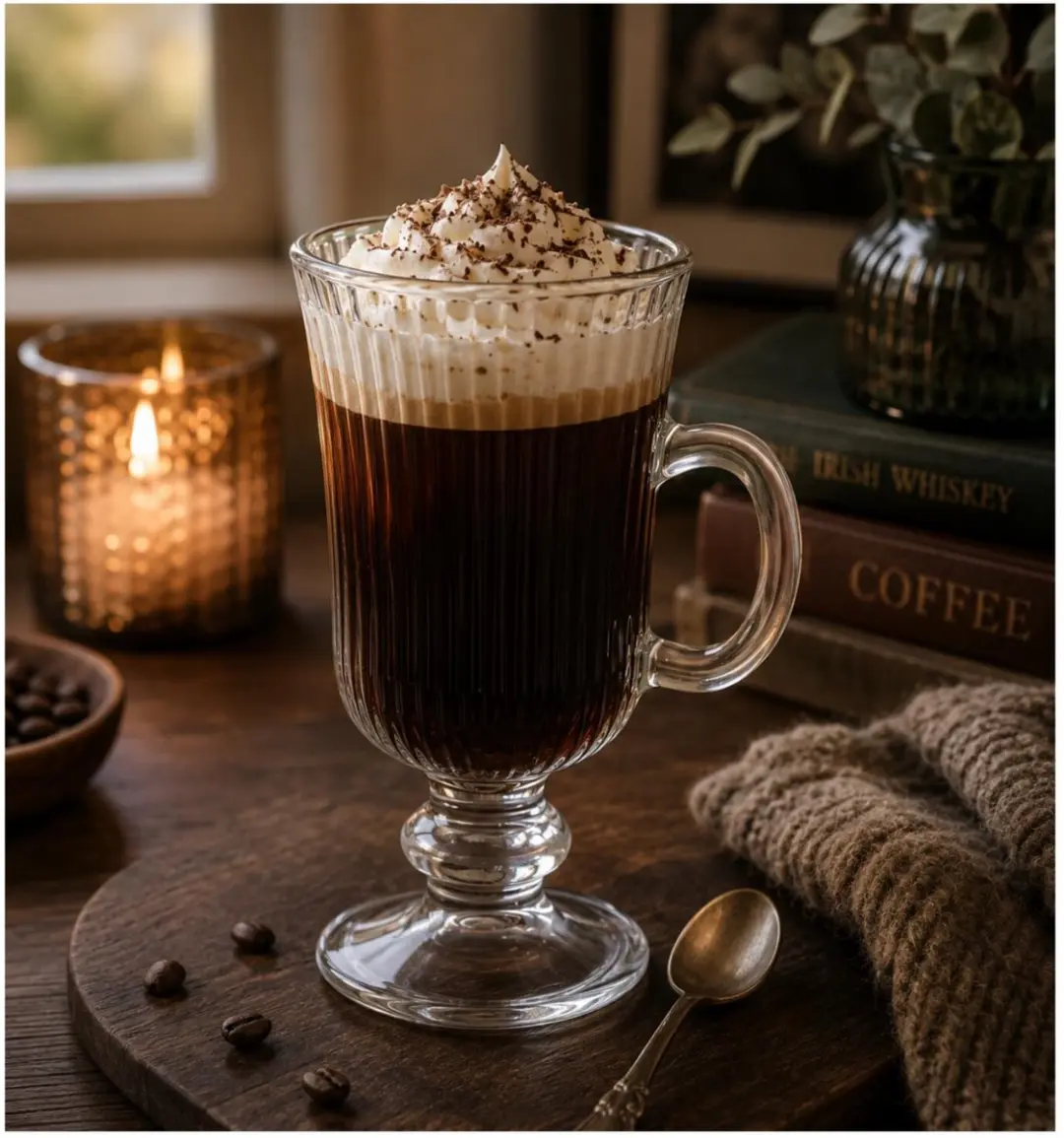 Excellent Houseware Koffie/Theeglas 230ml - 8 Stuks Streep Motief