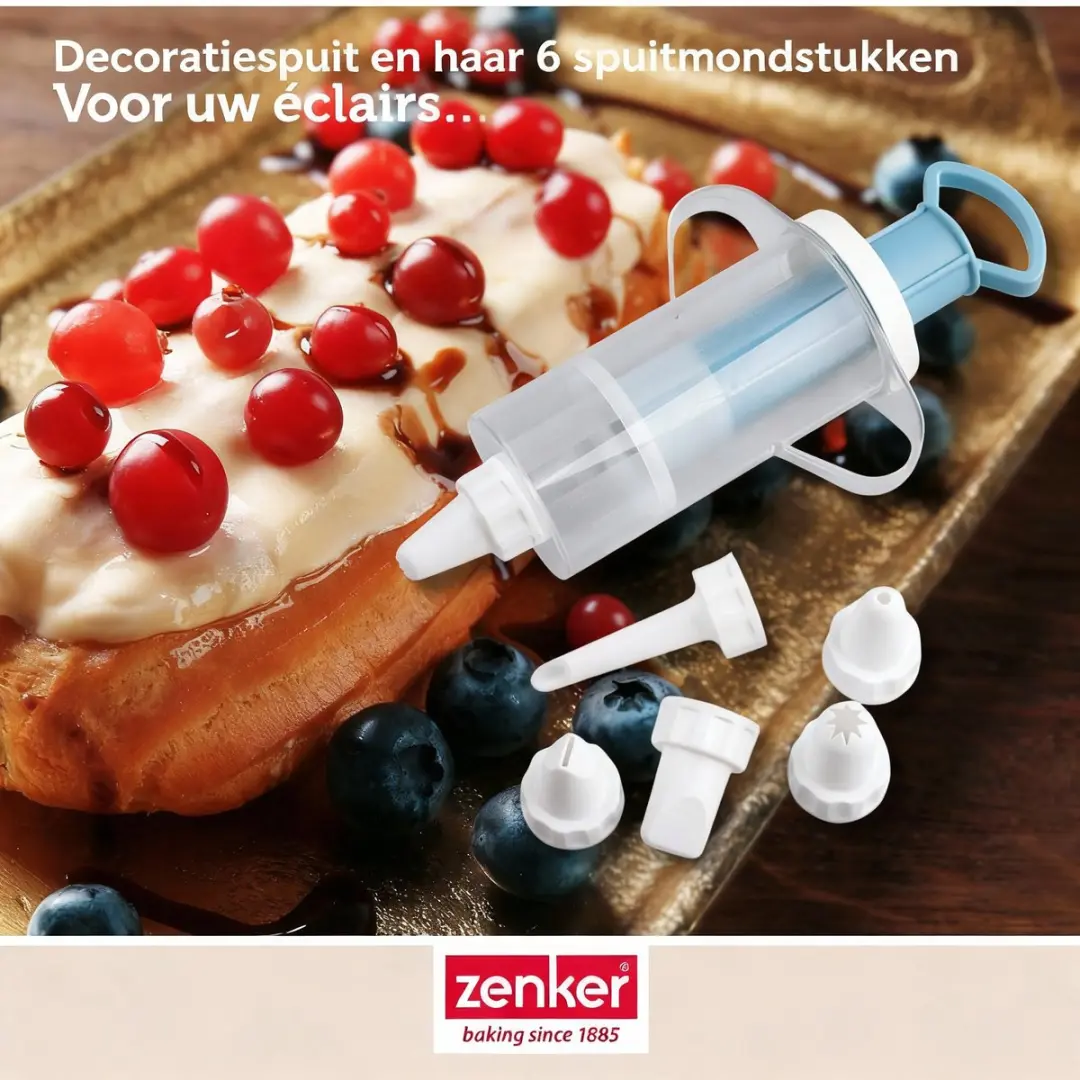 Zenker Sweet Sensation Spuitzak met 6 Monden - Gekleurd
