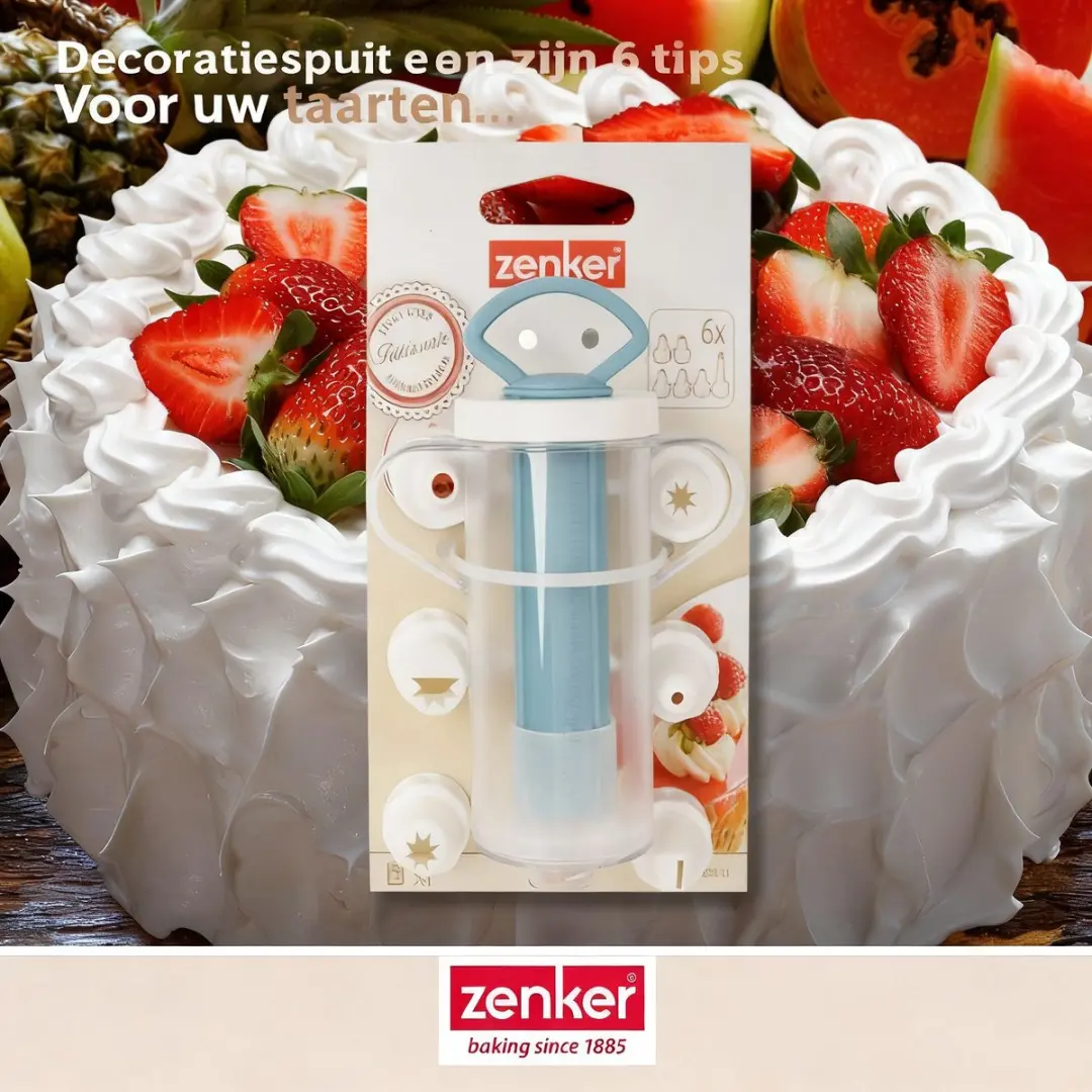 Zenker Sweet Sensation Spuitzak met 6 Monden - Gekleurd