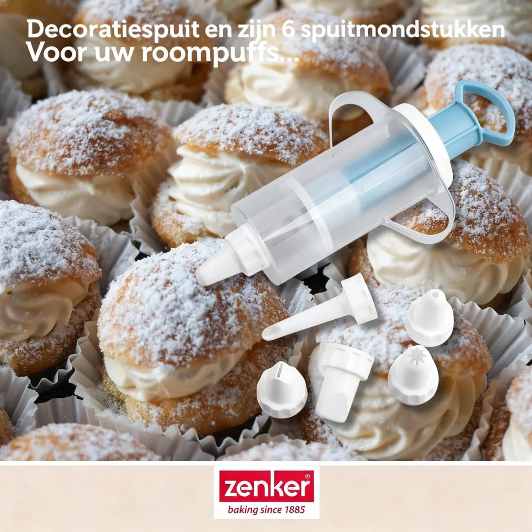 Zenker Sweet Sensation Spuitzak met 6 Monden - Gekleurd