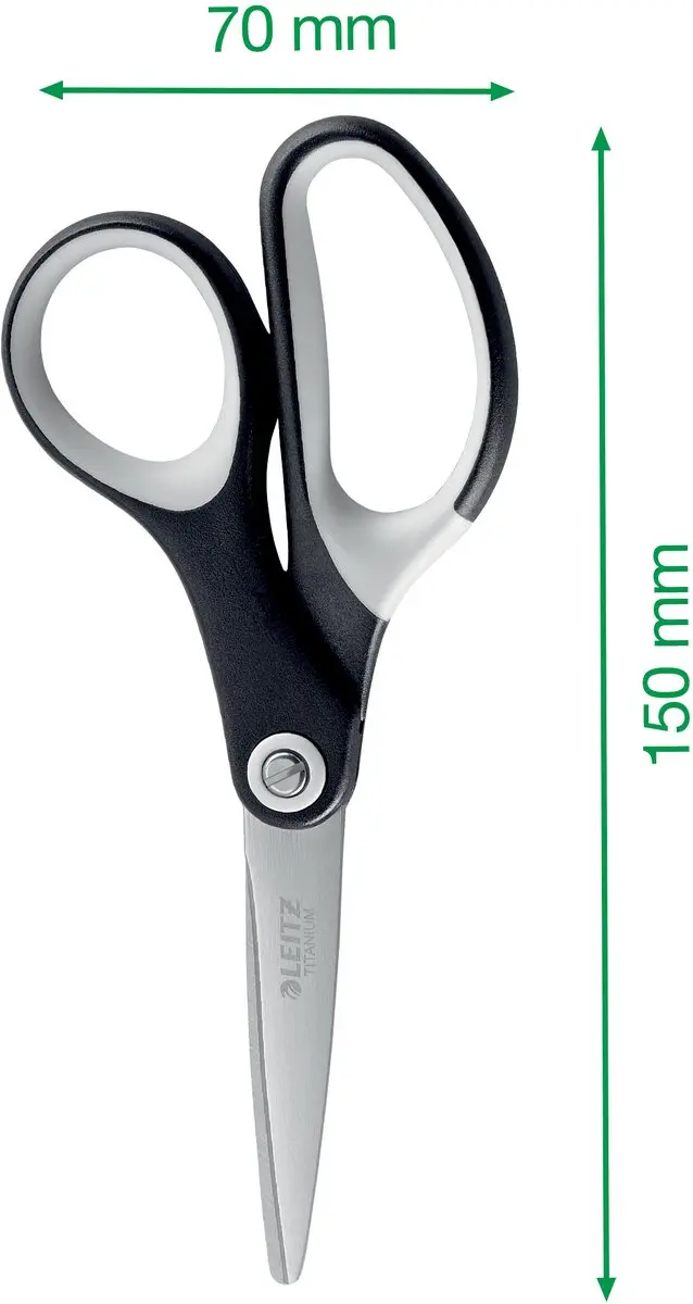Leitz Titanium Schaar 150mm - Zwart