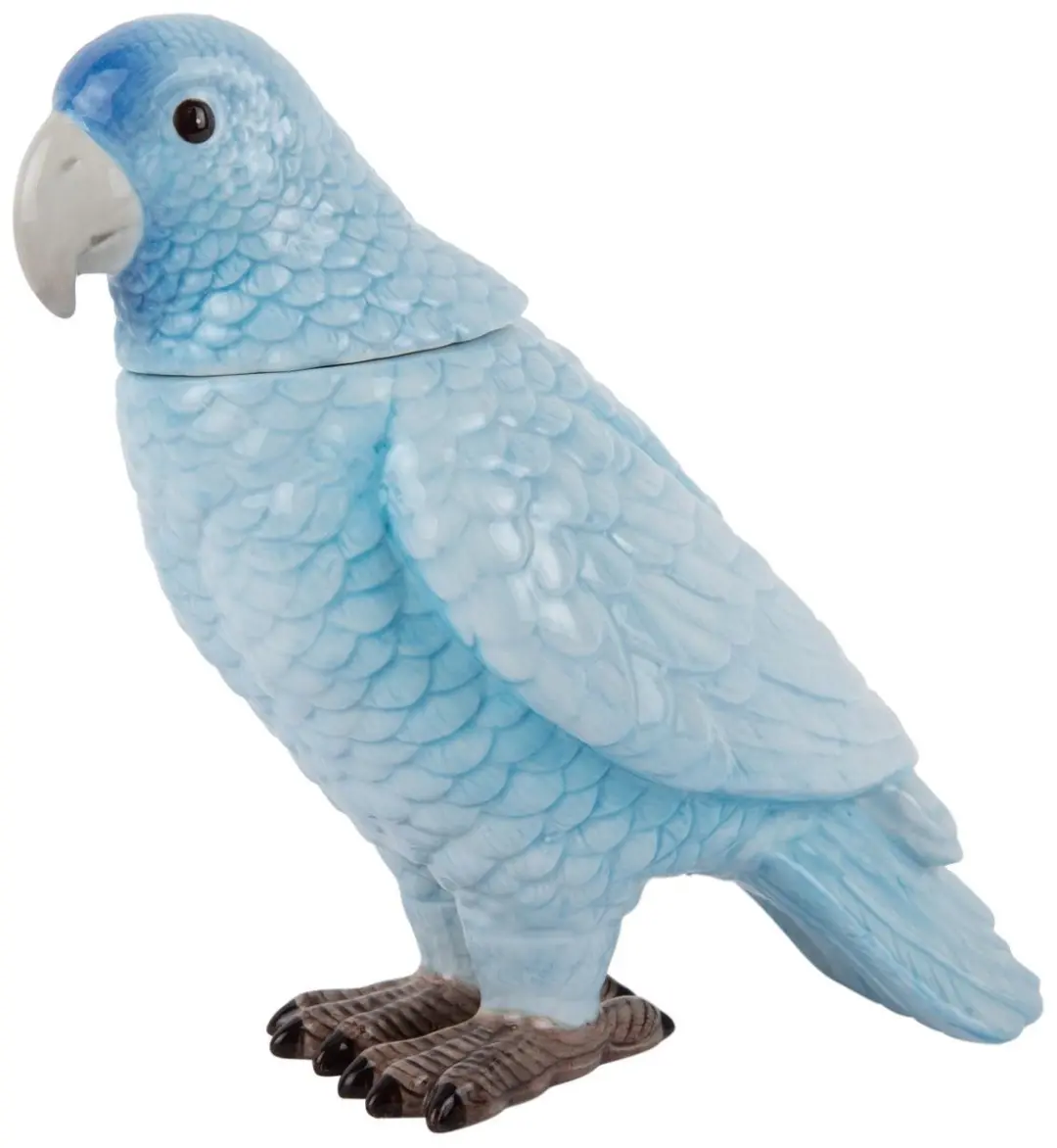 Present Time Voorraadpot Bird PT4070LB - Zachtblauw