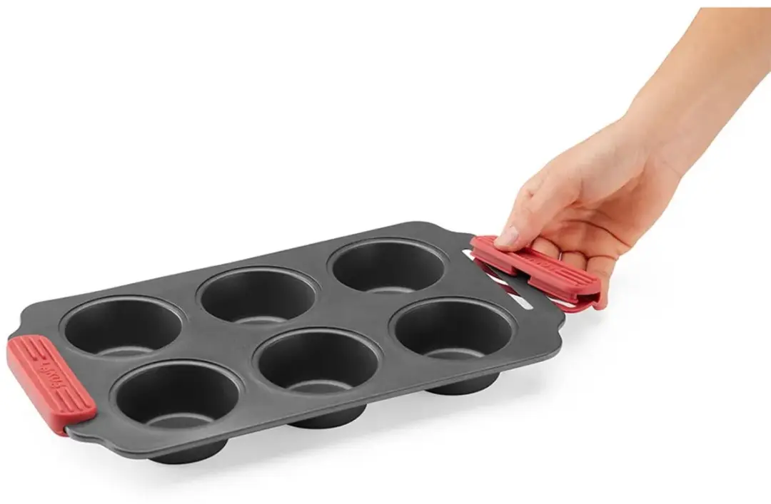 Lékué Bakvorm 6 Muffins - Anti-aanbak - Grijs