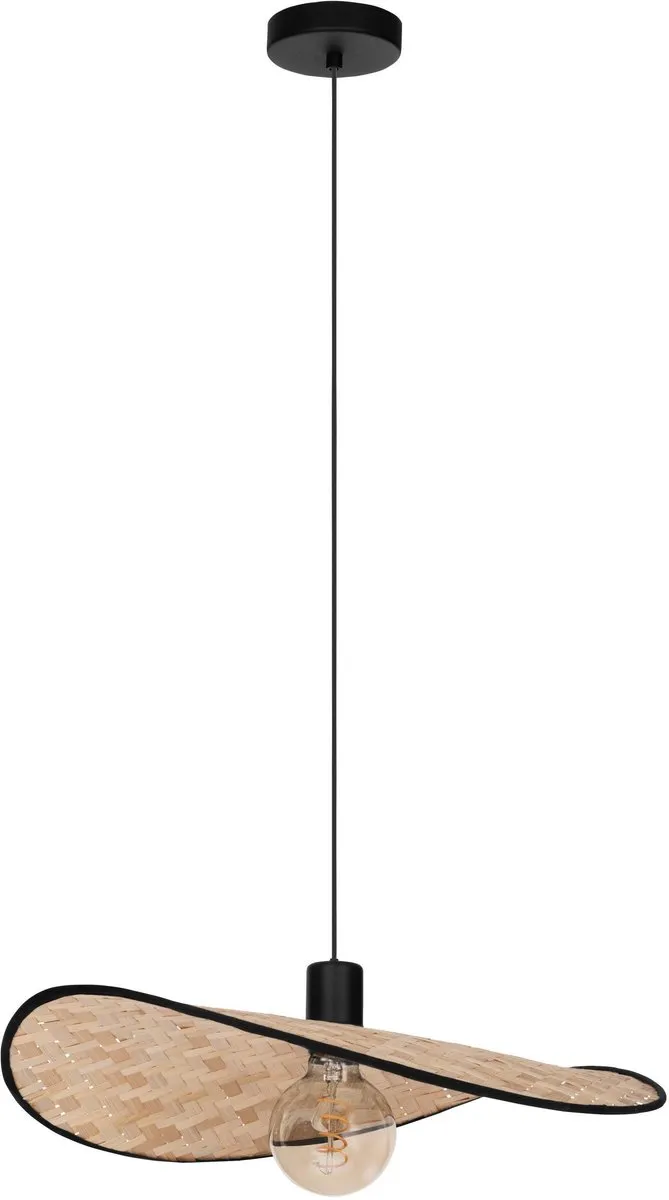 Eglo Marywell Hanglamp E27 50cm - Zwart/Bruin