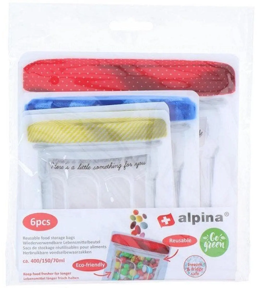 Alpina Herbruikbare Vershoudzakjes 24 Stuks