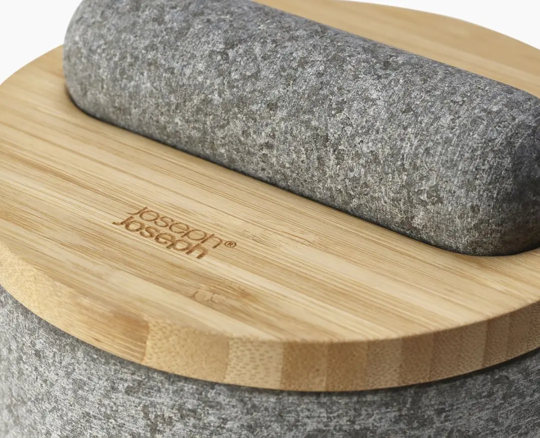 Joseph Joseph Dash Vijzel met Deksel 15.5cm - Grijs
