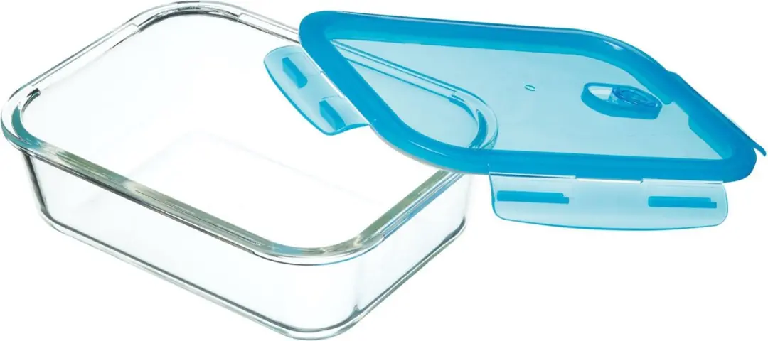 KitchenCraft Glas Voedselcontainer 1L