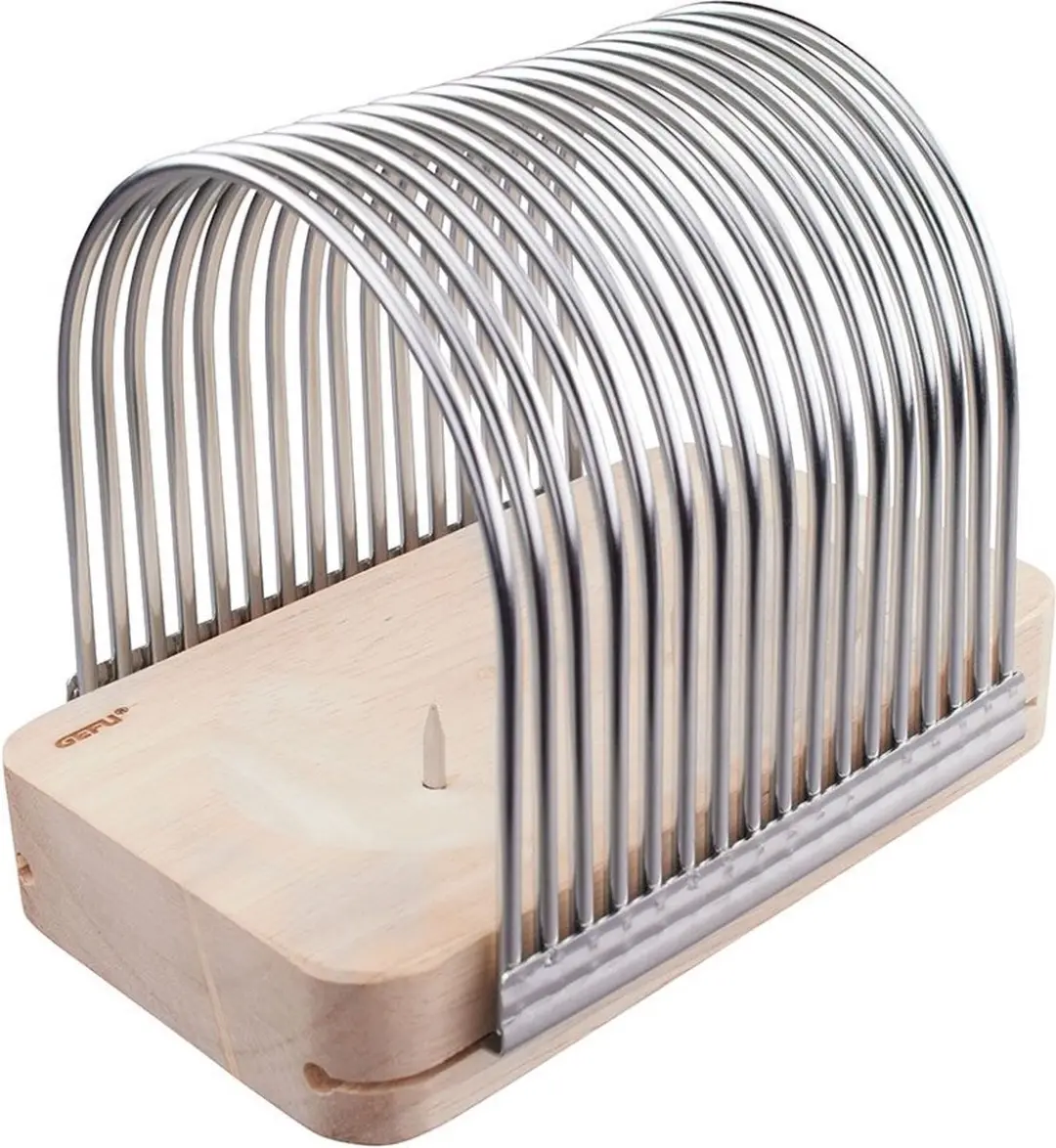 GEFU Hasselback Aardappelsnijder 14cm - Hout/RVS