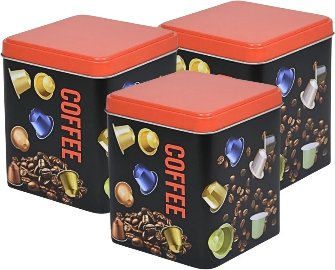 Excellent Houseware Koffiecupjes Bewaarblik