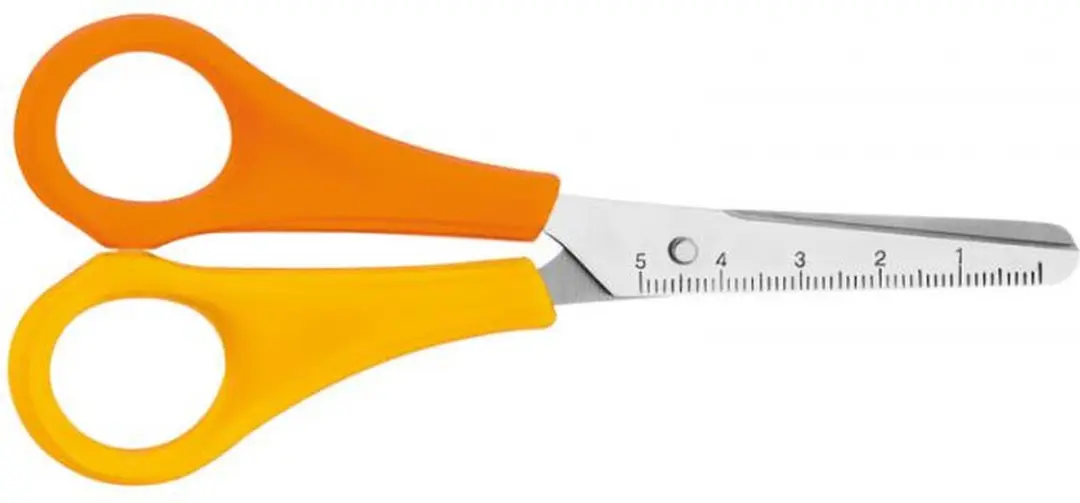 Westcott Linkshandige Kinderschaar 13cm - Geel/ Oranje