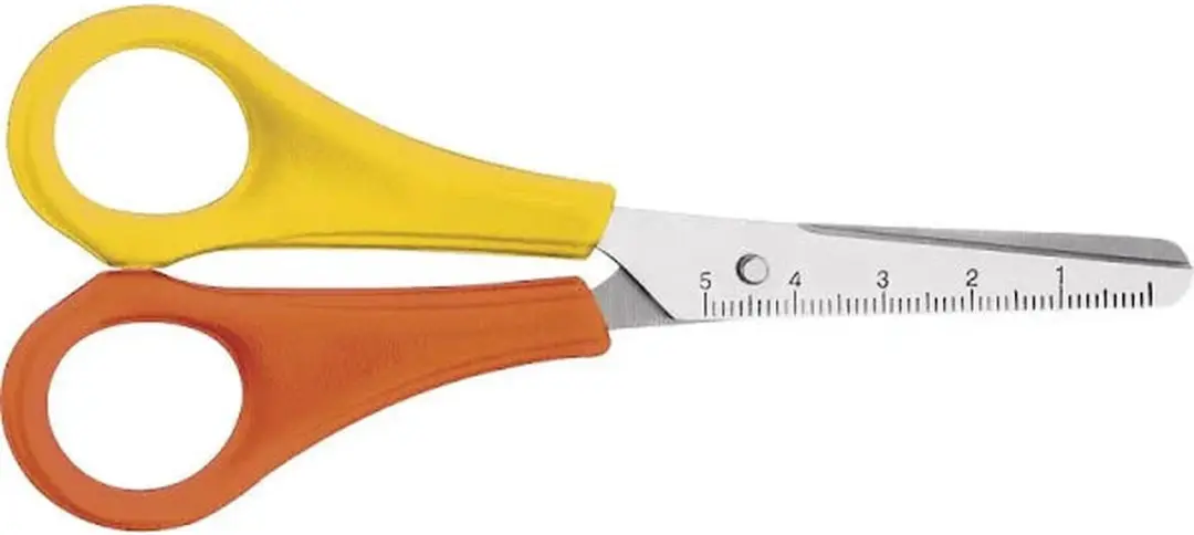 Westcott Linkshandige Kinderschaar 13cm - Geel/ Oranje