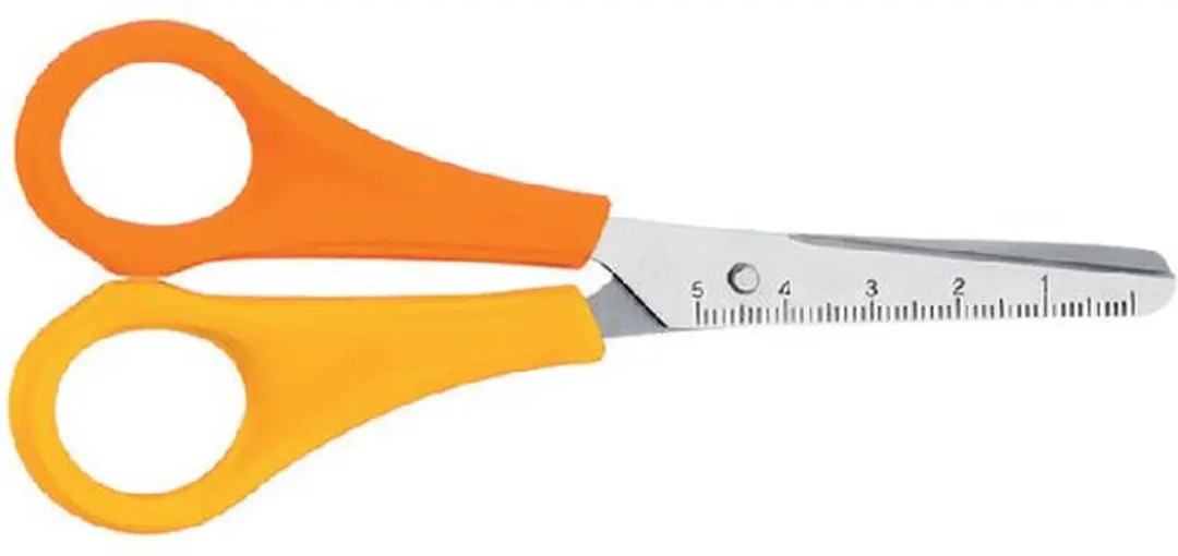 Westcott Linkshandige Kinderschaar 13cm - Geel/ Oranje